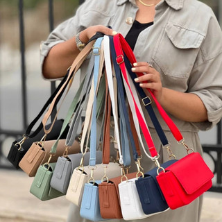 کیف زنانه مدل قایقی دوشی مستطیلی برند زارا zara