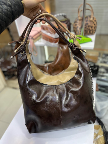 کیف دوشی بزرگ زنانه بند طنابی
