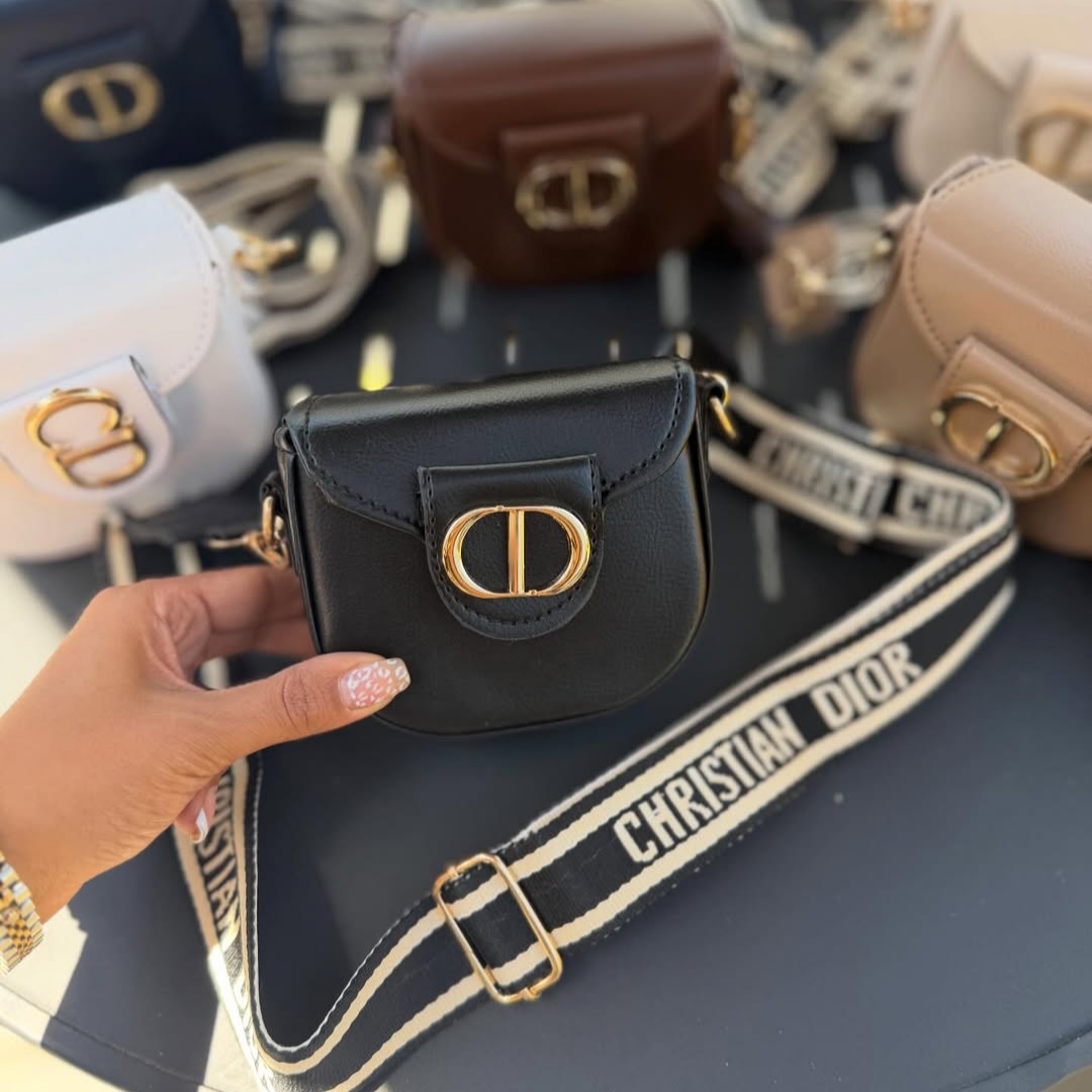 کیف دوشی زنانه مدل مینی بگ برند دیور Dior مناسب روزمره و مهمانی کد 414