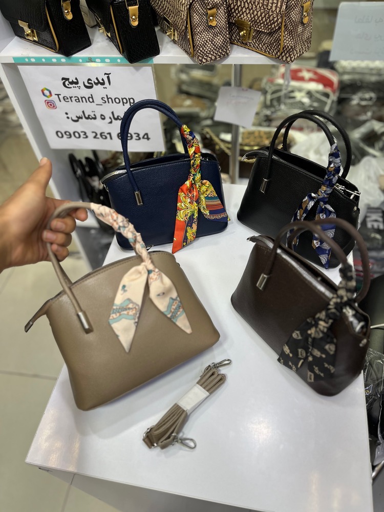 کیف دستی زنانه بند طنابی مناسب روزمره و مهمانی